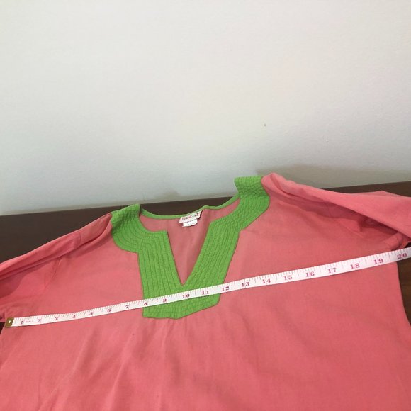 Pink Beach Pool Cover Up Size S Pre-Owned. - Picture 11 of 16